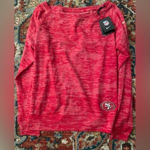 **SOLD**Woman’s Nike Long sleeve 49ers shirt